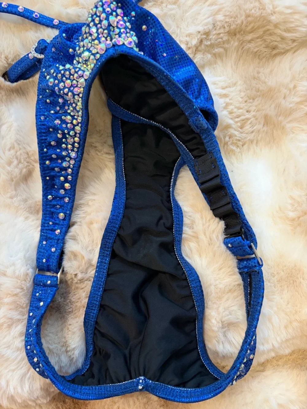 Muscle Dazzle Royal Blue Figure Suit never worn original box included - Picture 7 of 16